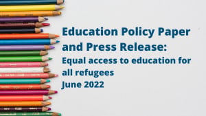 Press Release: Press release: Irish Refugee Council welcomes education supports for Ukrainian refugees but call for equality of access for all people seeking refuge