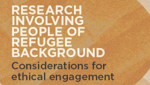 Research Involving People of a Refugee Background, new UCD publication