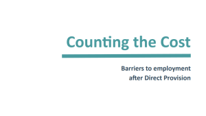 Counting the Cost: Barriers to employment after Direct Provision